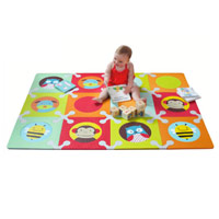 Playspot Foam Floor Tiles - Zoo Multi
