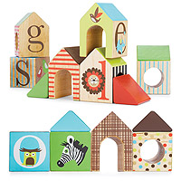 Alphabet Zoo House Blocks