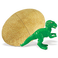 Tyrannosaurus Rex Baby in an Egg