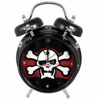Skull Light Up Talking Alarm Clock