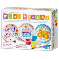 4M Paint Your Own Mini Plates