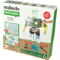 Makedo Find & Make Robot - 33 pc