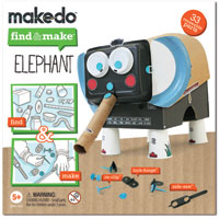 Makedo Find & Make Elephant - 33 pc