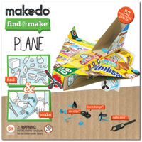 Makedo Find & Make Plane - 33 pc