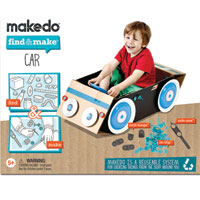 Makedo Find & Make Car - 57 pc