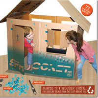 Makedo Find & Make Playhouse - 77 pc
