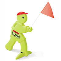 Kid Alert Visual Warning Sign