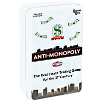 Anti-Monopoly Travel Tin Game