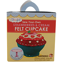 My Studio Girl Sew Your Own Strawberry Cupcake