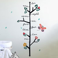 Growing Like a Weed Growth Chart Wall Decals
