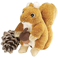 Audubon Red Squirrel with Sound - 6 inch
