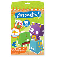 Artzooka Creative Paper Book - Paper Monsters