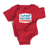 Wry Baby Snapsuit - Poop Factory