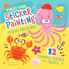 First Fun Sticker Painting - Ocean Creatures