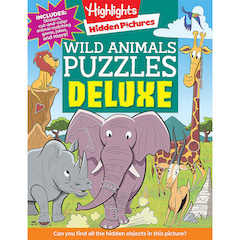 Highlights Hidden Pictures Wild Animals Puzzles Deluxe