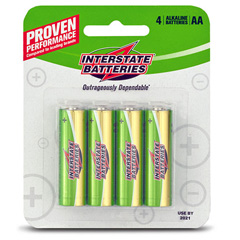 Interstate AA Batteries - 4 Pack