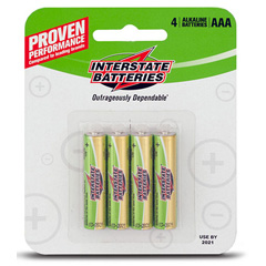 Interstate AAA Batteries - 4 Pack