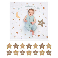 Baby's First Year Blanket & Card Set - Written in the Stars