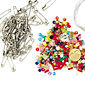 Safety Pin Charm & Bead Bracelets