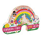 Rainbow Fairy Rainbow Shaped Puzzle - 80 pc