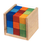 Colored Cubes in Box - 27 pc