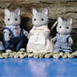 Calico Critters - Fisher Cat Family