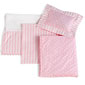Single Bed Pink Stripe Linens