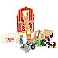 Whittle World-9-Piece Wooden Farm & Tractor Set