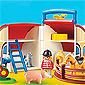 Playmobil 1,2,3 Take Along Barn