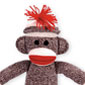 Sock Monkey Stuffed Toy