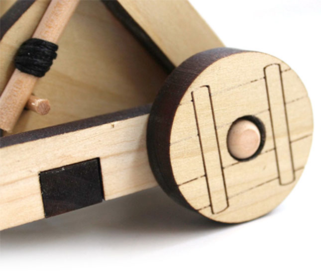 FIKA12DW_A  asimocrafts ウォルナット　Catapult 🎨 Da Vinci Catapult・ STL File for ・Cults