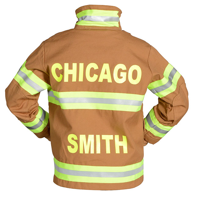 Firefighter Personalized Tan Turnout 3XL Duffle Bag 並行輸入品 Tan Firefighter Set with Accessories