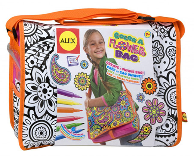 Color A Flower Bag - - Fat Brain Toys