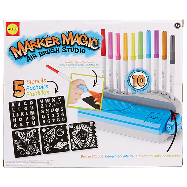 Marker Magic Air Brush Studio Fat Brain Toys