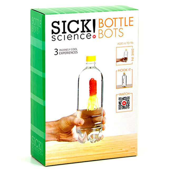 Sick Science Bottle Bots - - Fat Brain Toys