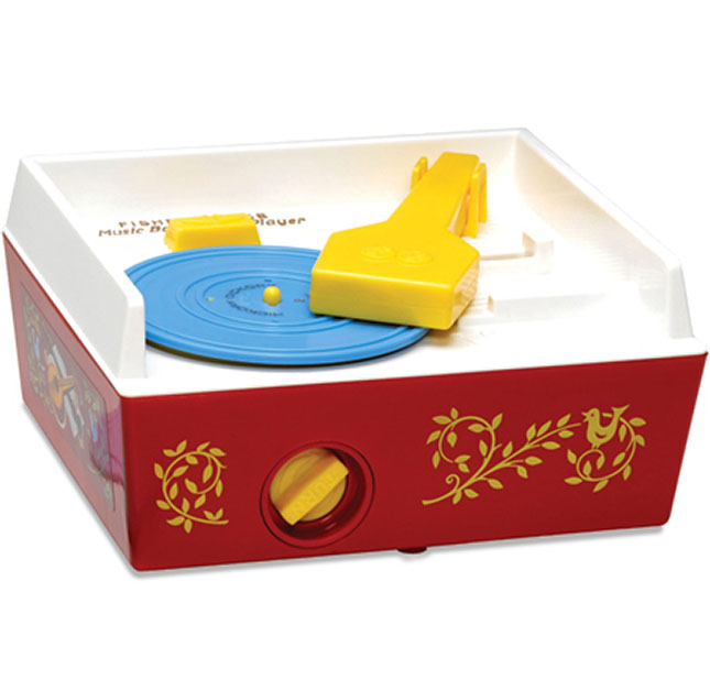fisher price wind up record player