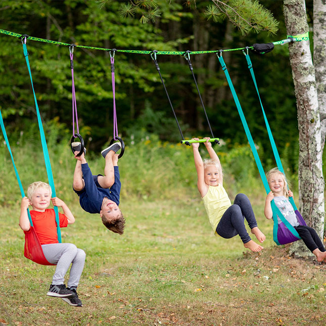 Slackers Swingline 36 ft with 4 Swinging Obstacles