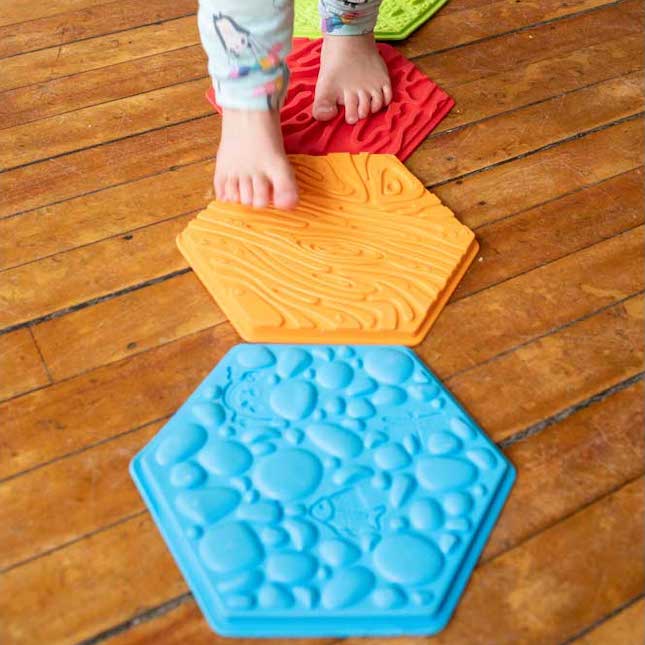 Playzone-Fit Sensory Steps - 5pc - - Fat Brain Toys