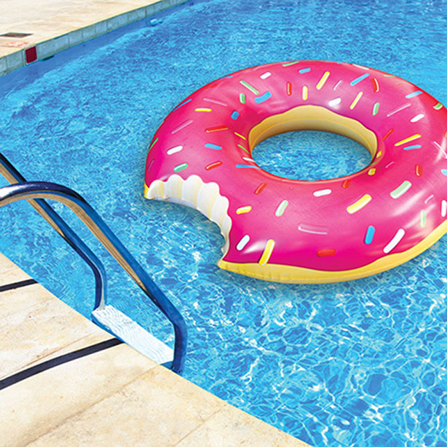 Sprinkled Donut Pool Float Fat Brain Toys