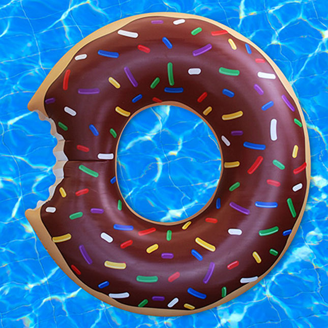 Sprinkled Donut Pool Float Fat Brain Toys