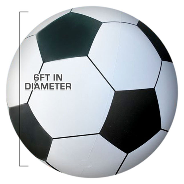 giant inflatable soccer ball