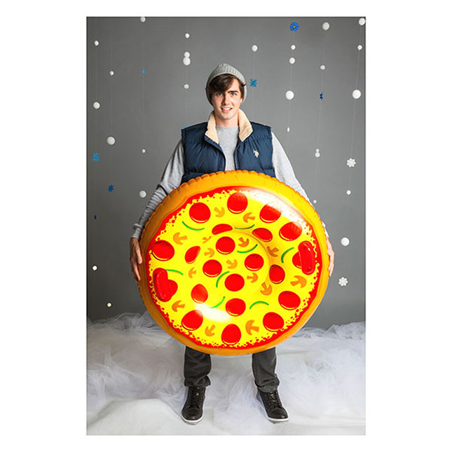 Giant Supreme Pizza Snow Tube - - Fat Brain Toys