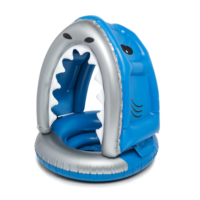 Lil' Shark Pool Float with Canopy Baby Toys & Gifts