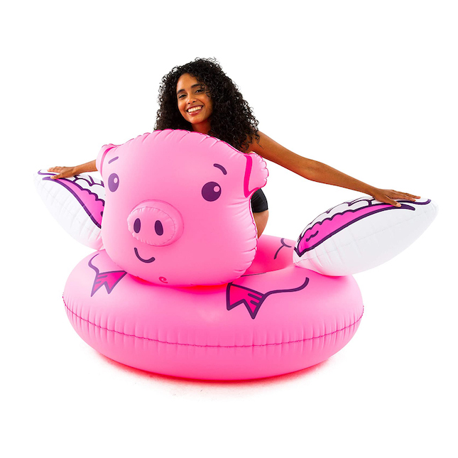 flying pig pool float