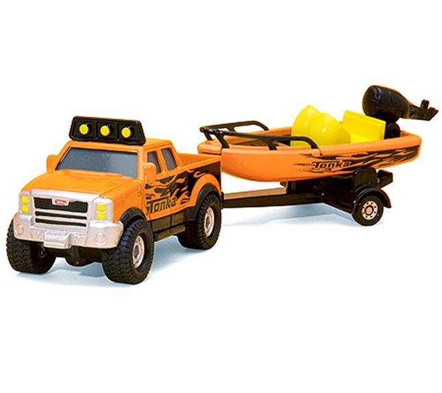 Tonka truck cheap and boat