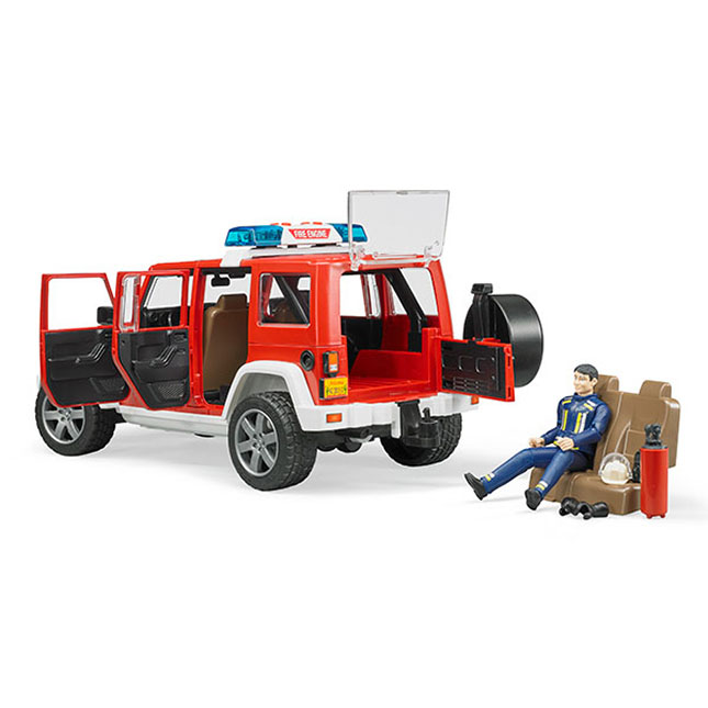 Jeep Rubicon Fire Vehicle - - Fat Brain Toys