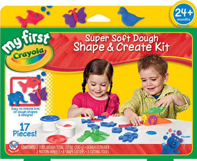 My First Crayola Super Soft Dough Shape & Create Kit