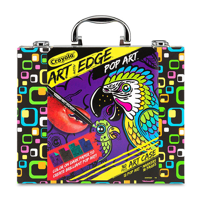 Art with Edge Pop Art Case - Tropical Pop! - - Fat Brain Toys