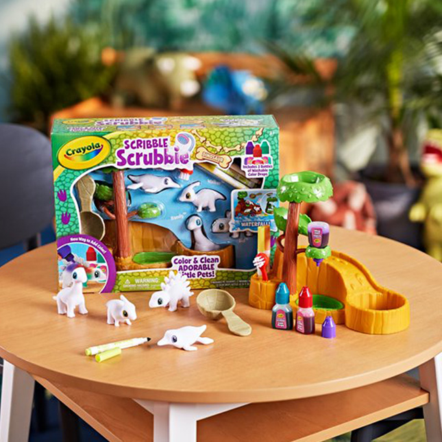 Crayola Scribble Scrubbie Pets Dinosaur Set Arts & Crafts for Ages 3 to 9