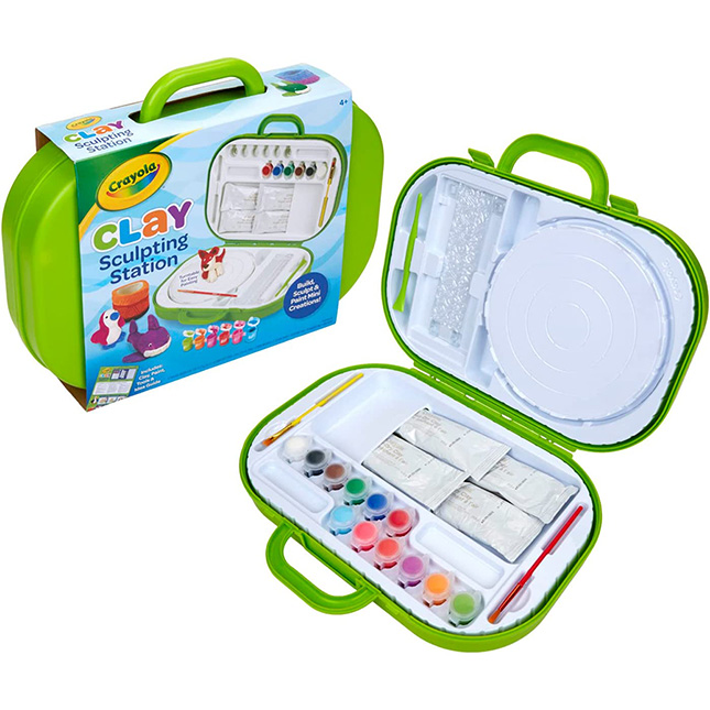 Crayola Clay Sculpting Station Best Arts & Crafts for Ages 6 to 9
